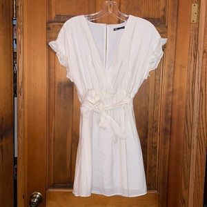 Zara: white dress